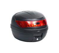 Boîte de Moto pour un Seul Top Case Casque Coffre de Moto Bagage Arrière Coffre de Rangement Vêtements Stockage de Casque 35 L