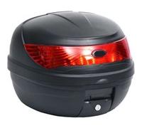 Boîte de moto 35 L pour un seul casque Noir G