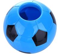 Boîte De Mouchoirs Créative en Forme De Ballon De Football Rond en Plastique, Blue, 16.5x16cm