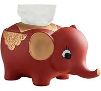 Boîte De Mouchoirs en Céramique Nordique,Distributeur De Mouchoirs Mignon Petit éléphant,Porte-Serviette en Porcelaine Récipient De Stockage De Papier pour, Type D(Send Mat), 29 * 15.5 * 14.5cm