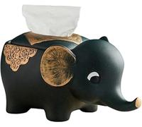 Boîte De Mouchoirs en Céramique Nordique,Distributeur De Mouchoirs Mignon Petit éléphant,Porte-Serviette en Porcelaine Récipient De Stockage De Papier pour, Type C(Send Mat), 29 * 15.5 * 14.5cm