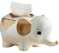 Boîte De Mouchoirs en Céramique Nordique,Distributeur De Mouchoirs Mignon Petit éléphant,Porte-Serviette en Porcelaine Récipient De Stockage De Papier pour, Section A(Send Mat), 29 * 15.5 * 14.5cm