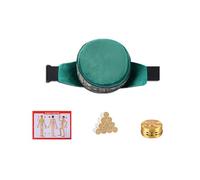 boîte de moxibustion, Bâton Moxa for le cou, les épaules, la taille et l'abdomen, Kit de Moxibustion féminin polyvalent for tout corps, housse en tissu(Single copper box)