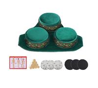 boîte de moxibustion, Bâton Moxa for le cou, les épaules, la taille et l'abdomen, Kit de Moxibustion féminin polyvalent for tout corps, housse en tissu(Triple steel box)