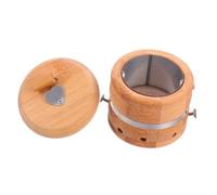 Boîte de Moxibustion Portable en Bambou Marron Grand Format