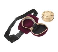 Boîte de Moxibustion Portable en Cuivre Pur, Légère, Pourpre | Usage Individuel ou Salon de Beauté, Effet Apaisant Doux, Facile à Transporter, Sûre, avec Tissu