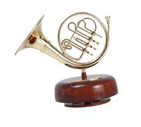 Boîte de Musique, Boîte Musicale Musicales Case Saxophone Ornements de Bureau (Corne française)
