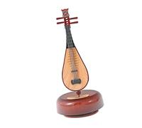 Boîte de Musique, Boîte Musicale Rotative de Musique Rotative Ornements de Bureau de à Cordes à Cordes pour Fille, Fils, Amant, Petit Ami, Petite Amie (Luth Chinois)