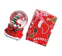Boîte De Musique en Neige Âgée avec Éclairage Et Festival Chants Noël pour Décors Boîte À La Base La Base Noël