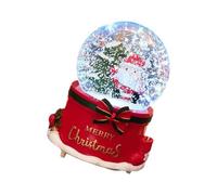 Boîte De Musique en Neige Âgée avec Éclairage Et Festival Chants Noël pour Décors Boîte À La Base La Base Noël