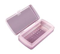 Boîte De Nettoyage D'équipement Manucure À Séchage Rapide Étui Nettoyage Par Immersion Dans Les Alcools Étui D'hygiène Construction Portable En PP Outils Pour Ongles Boîte