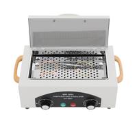 BoîTe De Nettoyage D'Outils En MéTal à Haute TempéRature 2L 300W, StéRilisateur D'Outils De Tatouage, StéRilisateur à Chaleur SèChe, Avec TempéRature Et DuréE RéGlables Pour Spa Salon De Coiffure