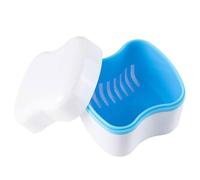Boîte de nettoyage pour prothèses dentaires en polypropylène étanche 70 g | Boîte de nettoyage de prothèses dentaires portable multifonctionnelle pour les soins de la santé