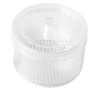 Boîte de nettoyage transparente pour ongles double couche Outils stérilisateur Conteneur Fournitures Nail Art Forets Nettoyage Manucure