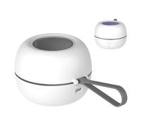 Boîte de nettoyage UV - Machine à laver portable de 3,94 pouces, boîte de nettoyage UV de sucette, étui pour stérilisateur en ABS, 10 x 9,6 x 7 cm, 118 g, 270 - 285 Nm pour tétines, pour