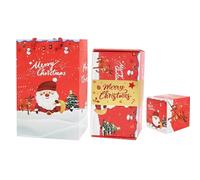 Boîte de Noël créative | Christmas Bouncing Box | Carton décoratif cadeau festif | Boîte à pour photos cartes sucrées chocolats et fêtes de mariage