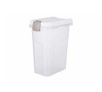 Trixie Baril de Nourriture Transparent/Blanc 15 L/22 x 41 x 33 cm