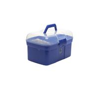 Boîte de pansage avec brosses HorseGuard Bleu TU