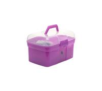Boîte de pansage avec brosses HorseGuard Rose TU
