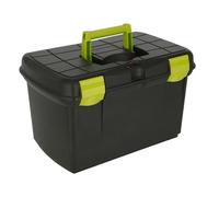 Kerbl Coffre de pansage Arezzo pour cheval Noir/Pistache