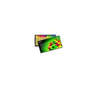 Mungyo - Pastels à huile - Lot de 12 couleurs fluorescentes 11 x 70 mm assorties