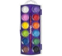 Boîte de pastilles de peinture, 12 couleurs