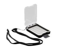 Boîte De Pêche À La Mouche Étanche, Boîte À Mouches Flottante, Accessoires Outils Avec Couvercle Transparent