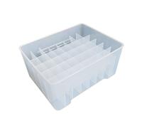Boîte de pêche portable avec 40 grilles - Organisateur pour outils de pêche - Mallette à outils pour pieuvres Jig - Doublée - Mallette à outils pour pieuvres - Jig - Leurres durs - Boîte portable pour