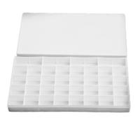 Boîte De Peinture Aquarelle Avec Couvercle Mallette Rangement 24 Puits 36 Puits Plateau Mélange Pour Peintures À L'huile Acrylique Gouaches Porte-peinture Voyage