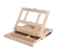 Boîte de peinture Esquisses Portable Chevalet de peinture multifonction, chevalet bureau d'artiste, miniature portable et pliable, léger, for le rangement pendant les voyages