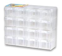 Boîte de perles - HAMA - 6760 - 16 compartiments - 4 niveaux - 22 x 28 x 8 5 cm