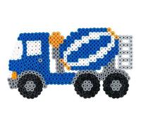 Boîte de perles - HAMA - Les engins de chantier - 4000 perles - Plaque camion - À partir de 5 ans