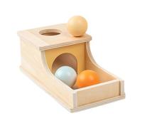 Boîte de Permanence D'objets en Bois avec Plateau et 3 Balles pour