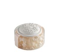 Boîte de pétales de savon parfumé blancs et nude - Parfum Rose
