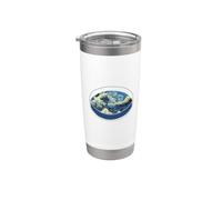 Boîte de Petri Great Wave et Nuit étoilée Gobelet isotherme en acier inoxydable double paroi