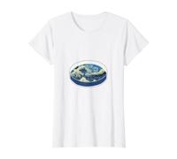 Boîte de Petri Great Wave et Nuit étoilée T-Shirt Graphique avec Valeur, Femme, Blanc, M