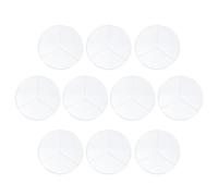 Boîte de Petri Scientifique 10 Pcs Ps à Trois Compartiments