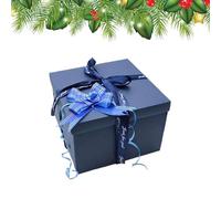 Boîte de photos à faire soi-même, fournitures d'emballage romantiques réutilisables, 5 couches, boîte d'amour album photo | pour organisateurs de fêtes parents couples amis anniversaire de Noël