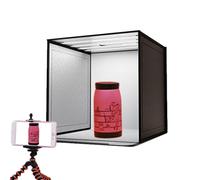 Boîte de photos avec lumières - Tente portable pliable réglable pour toile de fond de photographie | Accessoire de photographie de 44 x 44 cm pour photographes professionnels