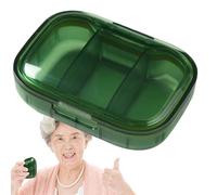 Boîte de pilule de voyage transparente | Distributeur | Boîte à pilule esthétique transparente pour une meilleure organisation | Médicaments sans effort