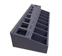 Boîte de planification d'écrous à vis mettant en évidence la structure stratégique renforcée et la structure d'étiquetage personnalisable Conteneur de planification d'écrou et de vis