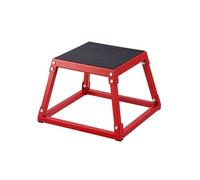 Boîte de Pliométrie Antidérapante Saut Musculation Fitness Rouge 44.5x44.5x30.5cm