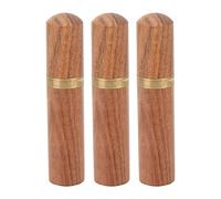 Boîte de Poche à Aiguilles 3 Pièces, étui à Aiguilles en Bois, Tubes D'aiguilles à Coudre, Porte-aiguille en Bois, Boîte de Rangement de Cure-dents pour la Couture, la Broderie,
