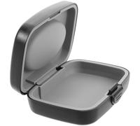 Boîte de Poche Rigide pour Appareil Auditif, Protection Portable Noire