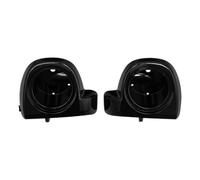 Boîte de pod en haut de la moto de 6,5 pouces inférieure compatible avec les modèles de tournée Road King Street 2014 et plus