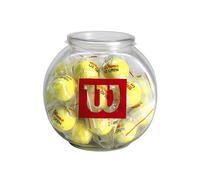 Wilson Us Open Mini Ball Key Chain 24 Units Jaune