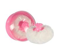 Boîte de Poudre avec Applicateur Puff - Boîte de Poudre pour Bébé Après le Bain avec Puffette - Indispensable de Voyage Portable pour Soins Post-Douche et Températures Élevées
