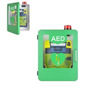 Boîte de premiers secours, Armoire de rangement for défibrillateur AED, armoire de premiers secours murale, avec alarme à clé, cloison réglable