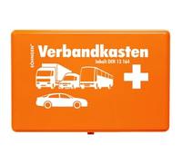 Boîte de premiers secours DIN13164 pour voiture vide, KU, orange