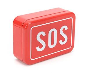 Boîte de Premiers Soins, Acier Inoxydable avec Une Boîte de Stockage Plano Haute Performance Organisateur de Premiers Soins pour Urgence Extérieure